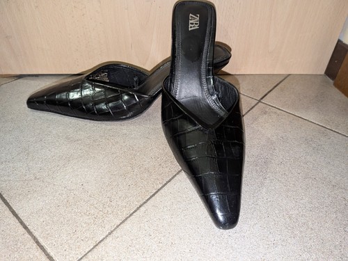 Scarpe zara finta pelle - zara,