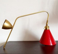 Lampada da parete anni '50 stile Stilnovo