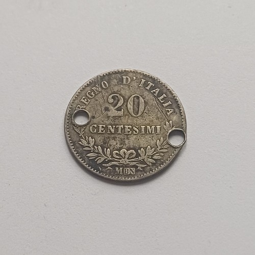 Moneta argento forata ii - forata,
