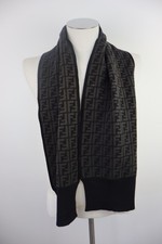 FENDI ROMA SCIARPA DONNA MAN SCARF SCARVES UNISEX ITALY LANA WOOL UOMO