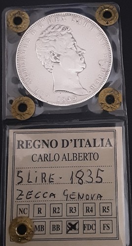 Lire 1835 genova italia - 1835,