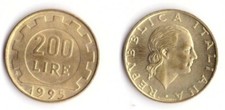 1995 Italia Lire 200 Italia