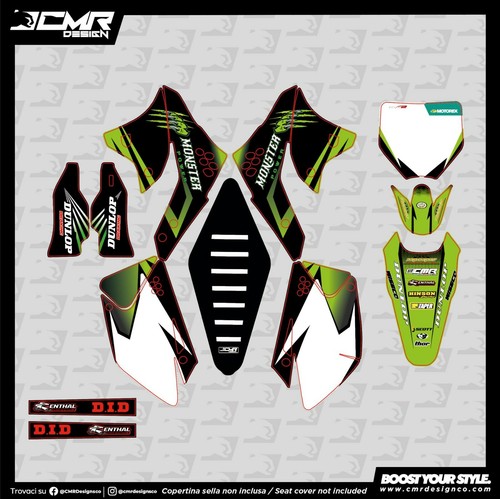 Kit grafiche adesivi - adesivi, in
