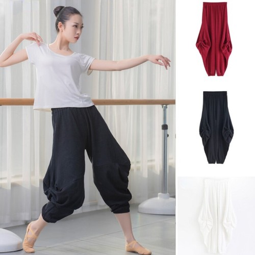 Pantaloni danza lino e - danza,