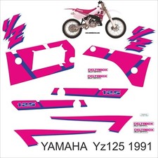 YAMAHA yz 125 1991 grafiche in
