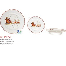 SERVIZIO PIATTI 18 PZ DECORO