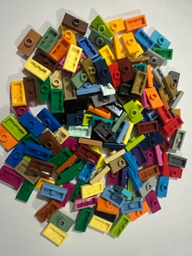 Lego 1x2 piatto con borchia - 1x2,