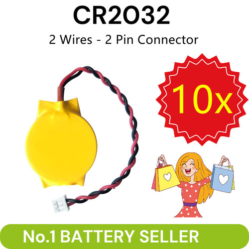 10x batteria ricambio - 10x,