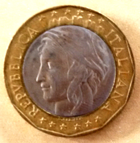 Moneta 1000 lire italia - moneta,