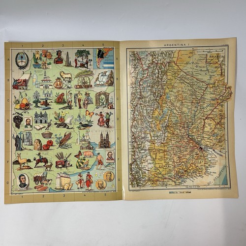 Stampa geografica argentina - geografica,
