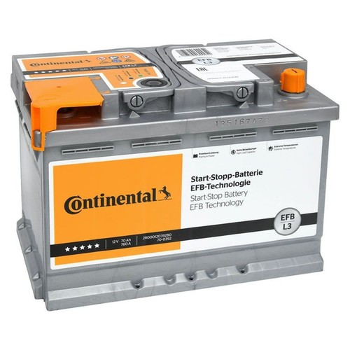 Batteria auto continental efb - batteria,