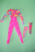 Barbie ski fun 1991 mattel outfit vintage tuta rosa pink anni 90 calzini
