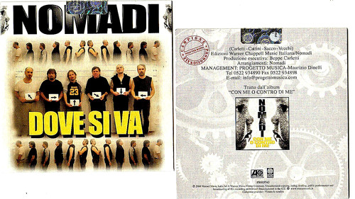 Nomadi dove va cd - nomadi=dove, si