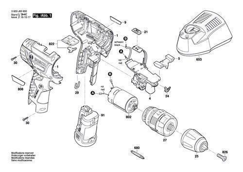 Bosch ricambi per trapano - ricambi,