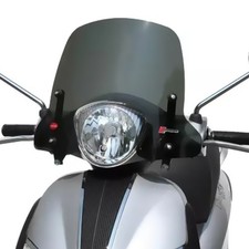 PARABREZZA FACO PIAGGIO LIBERTY MOC 150 2009-2015 SCURO BASSO + KIT ATTACCHI