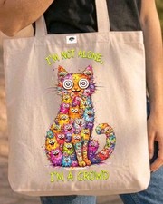 Tote bag gatto cat lover - tote,