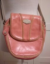 Borsa tracolla pelle rosa