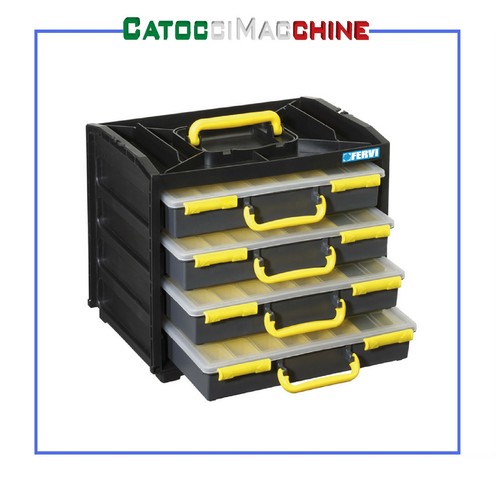 Cassettiera con valigette - con, 4