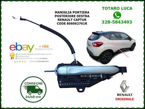 Renault captur maniglia - renault,