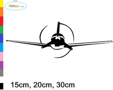 Adesivo aereo auto e adesivo da parete pilota motore aviatore decal sticker 1...