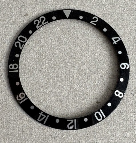 Inserto nero originale rolex - inserto,