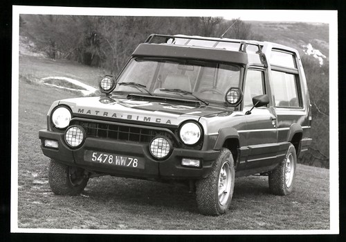 Fotografia auto simca matra - simca,