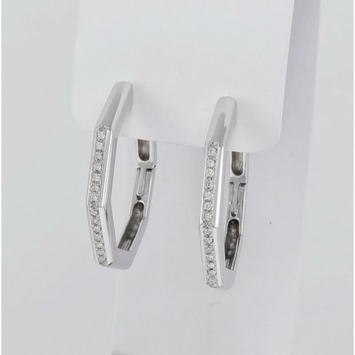 Orecchini cerchio diamanti - cerchio,