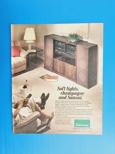 Sansui advertising vintage - advertising,