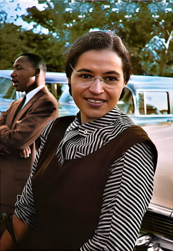 Rosa parks martin luther - &,
