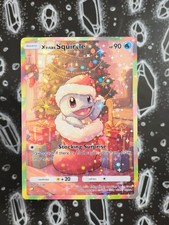 Xmas Squirtle / Schiggy | Carta regalo Pokemon fan personalizzata | Stars Full Art