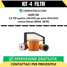 Kit 4 Filtri Tagliando per