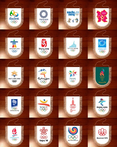 Pennant giochi olimpici estate - pennant,