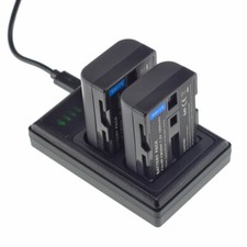 2x Batteria NP-FM500H +