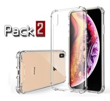 2 PACK Clear Shockproof Case