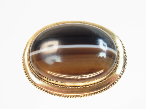 Spilla antica double oro - , rosso