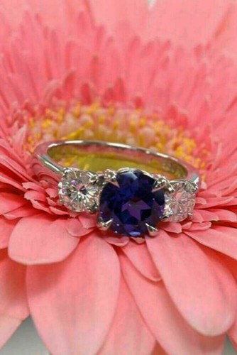 Anello trilogy zaffiro - in, blu