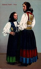 Nuoro costume sardo Orune F