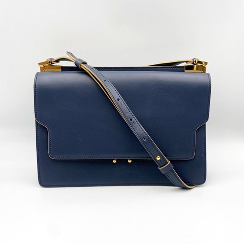 Marni navy kalfleder trunk - marni,