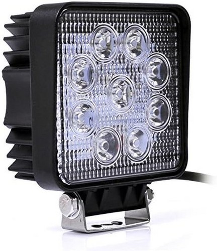 Faro led 27w 12v quadrato - faro,