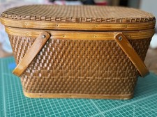 Cestino da picnic vintage in