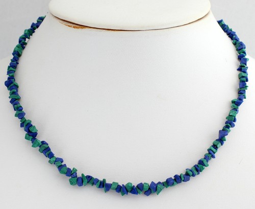 Malachite azzurrite collana - malachite,