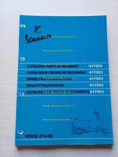 Piaggio 50 Vespa ET4 modelli 2000 - 2002 catalogo ricambi originale