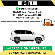 Kit 3 Filtri Tagliando per