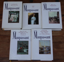 Guy maupassant lot de 5 - de,