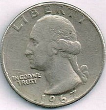 États-Unis. ¼ dollar