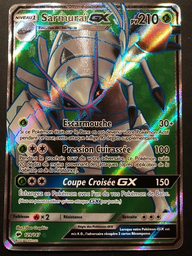 Carte pokemon sarmurai 129 147 - carte, 129/147