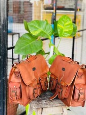 Marsupio da moto in pelle con