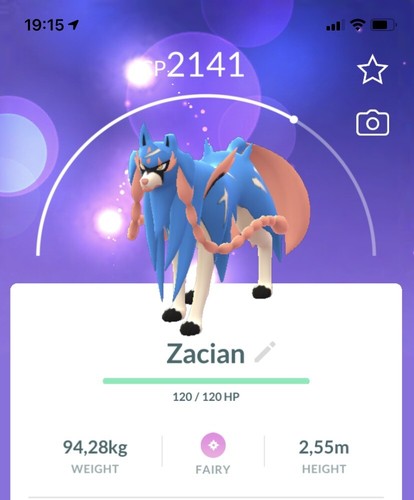 Zacian pokemon gen8 - gen8, go