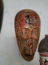 maschere di legno africane  40€ cadauno   etnico Costa d'Avorio Ghana Nigeria