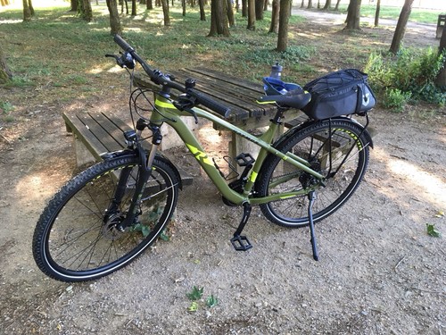 Bicicletta trekking raymon - bicicletta,